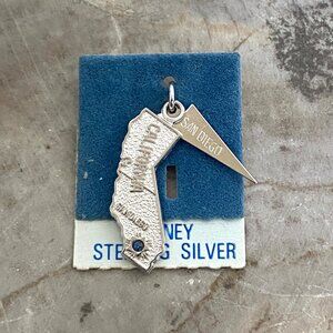 Vintage Kinney Sterling Silver 925 San Diego California Charm